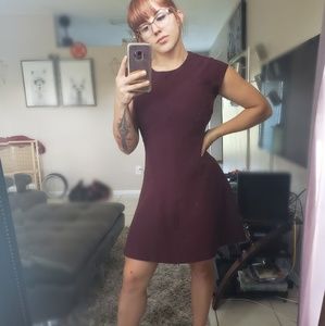 Banana Republic burgundy dress